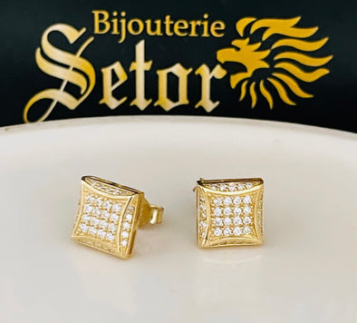 Caleb diamond earrings DE023 - Bijouterie Setor