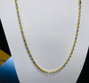 Diamond cut two tone chain