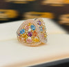 Stacy colourful ring