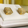 Mega stud earrings