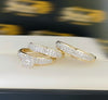 Anna diamond trio wedding rings