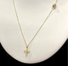 Cross & ball necklace