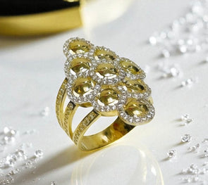 Balls cocktail ring