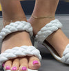Gourmet link ankle chain