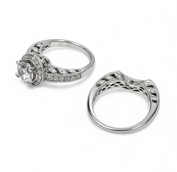 Sandra wedding rings