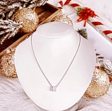 Lab grown diamond Solitaire necklace