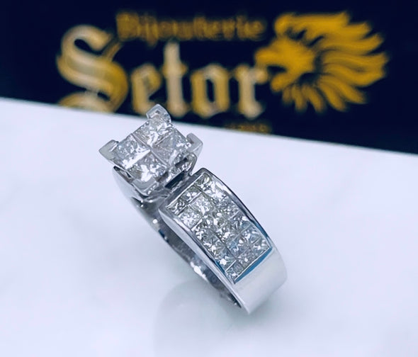 Bague en diamant Joséphine DER050 - Bijouterie Setor
