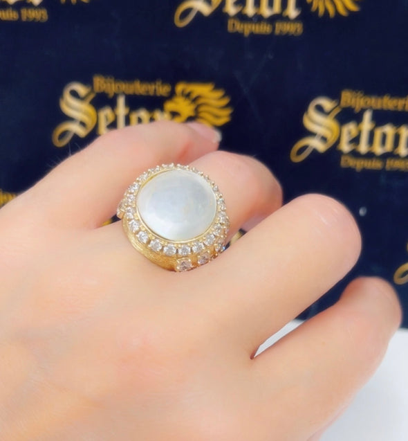 Perla cocktail ring