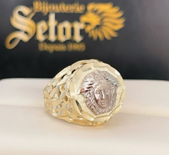 Bague Méduse pépite