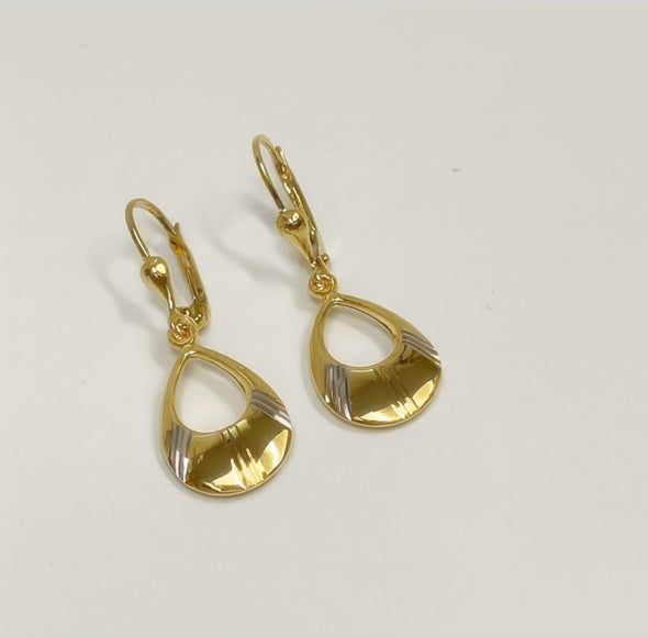 Penny dangling earrings