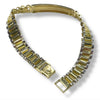 Greek key Rollie link bracelet