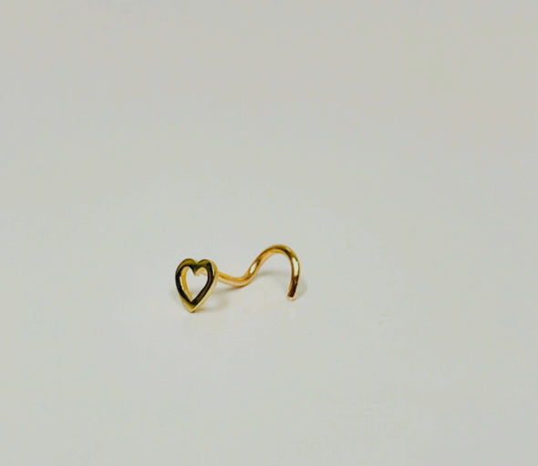 Heart nose pins