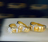 Trio wedding rings