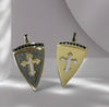 Reversible shield pendant