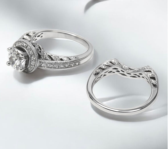 Sandra wedding rings
