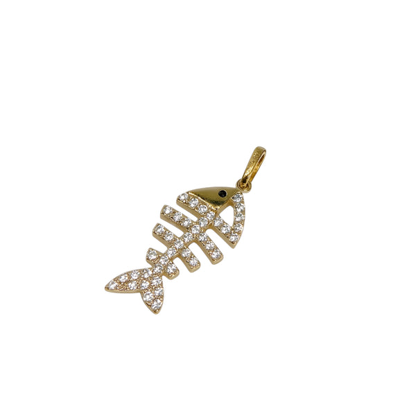 Fishbone charm