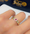 Small heart ring