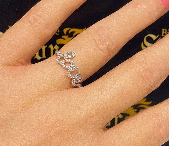 Love diamond ring