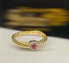 Mini heart ring