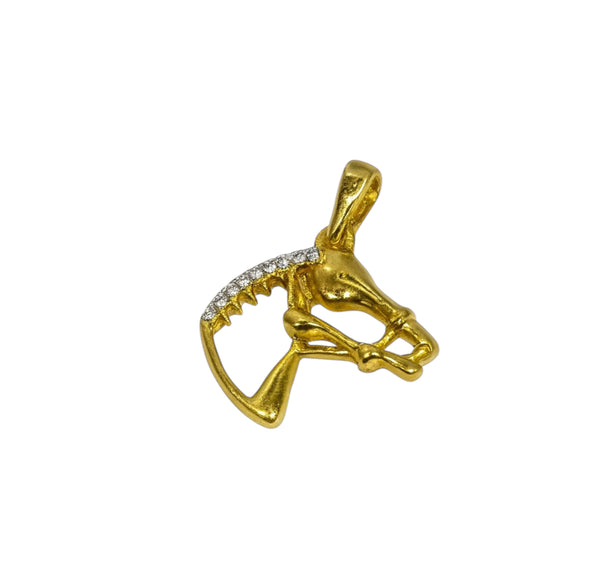 Horse head charm