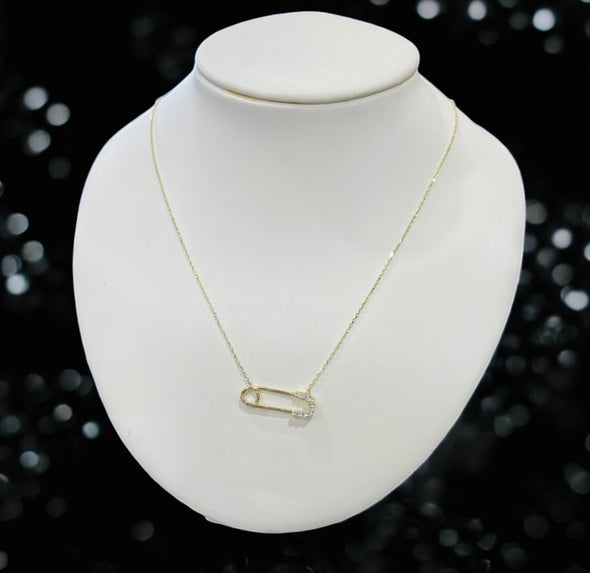 Safety Pin necklace