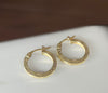 Small hoop earrings