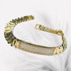 Greek key Rollie link bracelet