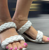 Cubic link ankle chain