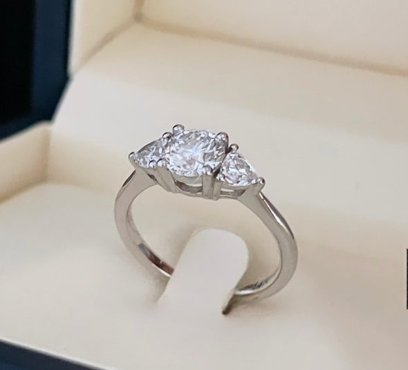 Trinity diamond ring