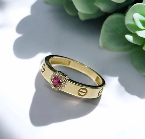 Small heart ring
