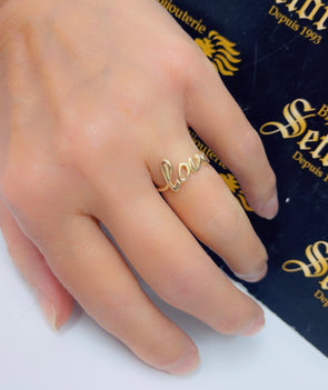 Love stackable ring
