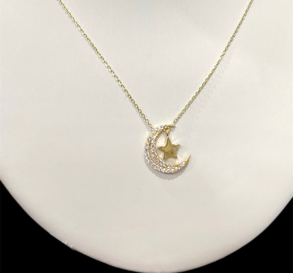 Moon & Star necklace