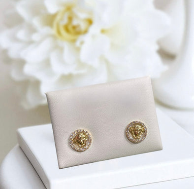 Stud Medusa earrings