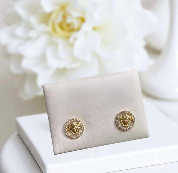 Stud Medusa earrings
