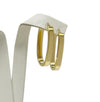 Rectangular hoop earrings