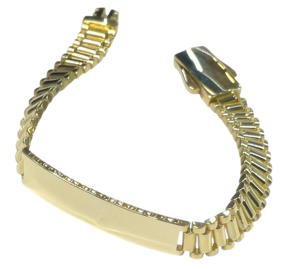 Rollie link ID bracelet