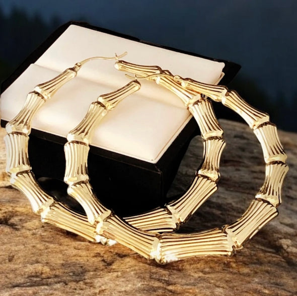 Bamboo earrings