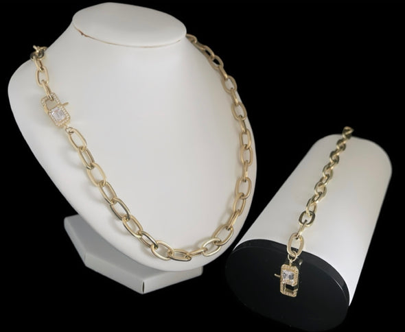 Chloe necklace & bracelet S122