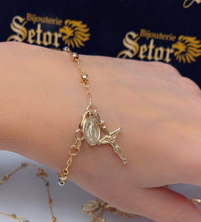 Rosary bracelet