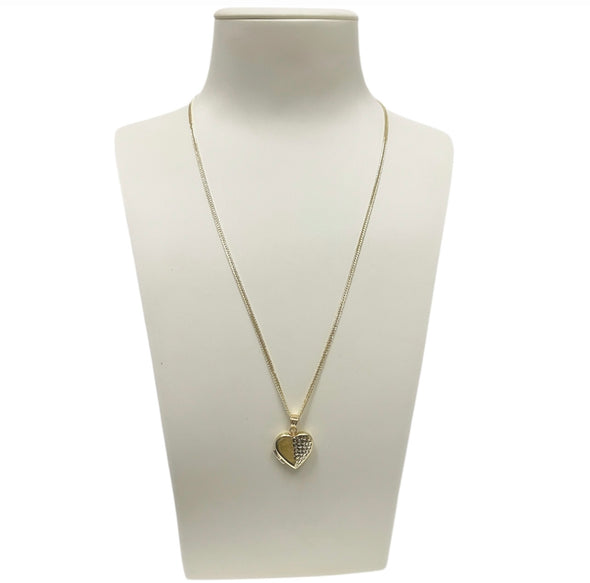 Heart locket pendant