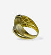 Double cabochons ring
