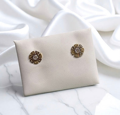 Versus stud earrings
