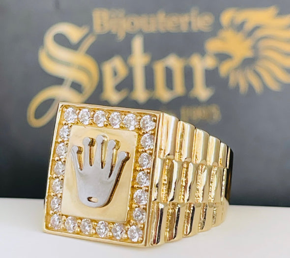 Crown ring MR225 - Bijouterie Setor