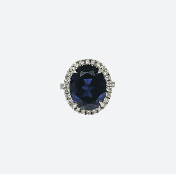 Bague en saphir