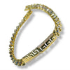 Greek key bracelet