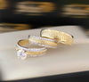 Trio wedding rings