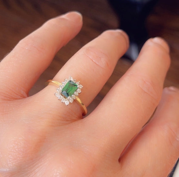 Green women ring