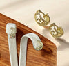 Mini huggies earrings