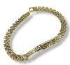 Greek key bracelet