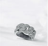 Diamond cuban link ring